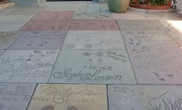 Walk of Fame Foot Prints