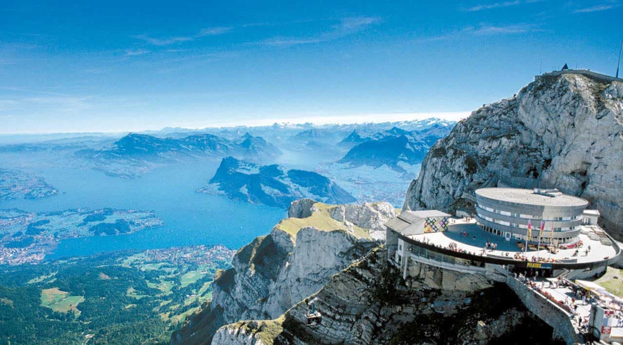 Mt Pilatus with swiss pass