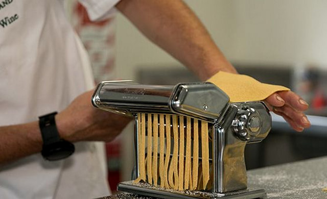Make your own pasta at pasta making workshops… and eat it too