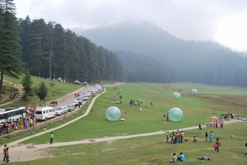 Enjoy Water Sport Like Zorbing in Khajjiar