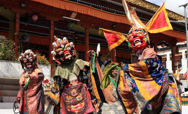 Watch cultural performances at festival ground