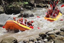 White Water Rafting At Ayung River