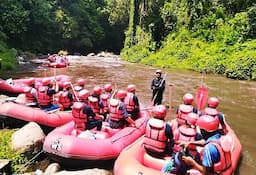 White Water Rafting At Ayung River