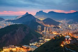 Brazil City Night View