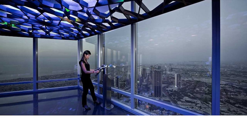 Dubai Mall with Burj Khalifa and Fountain Show