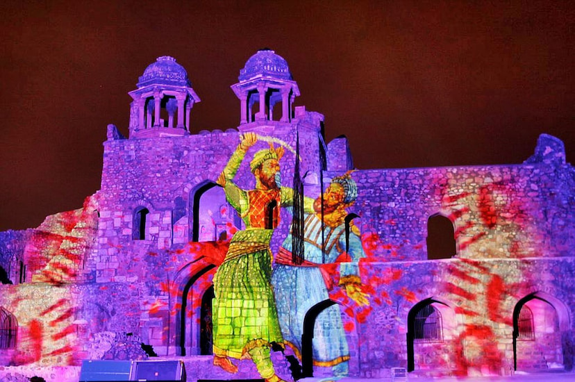 Enjoy the Light and sound show