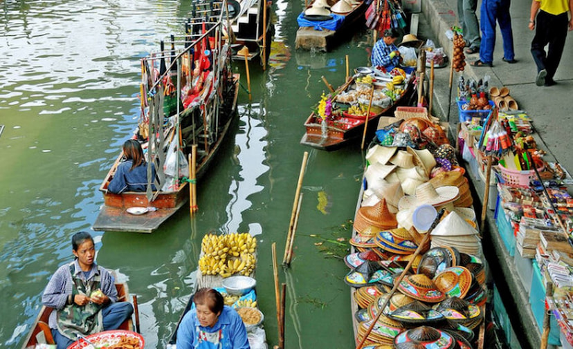 Experience an Authentic Floating Market
