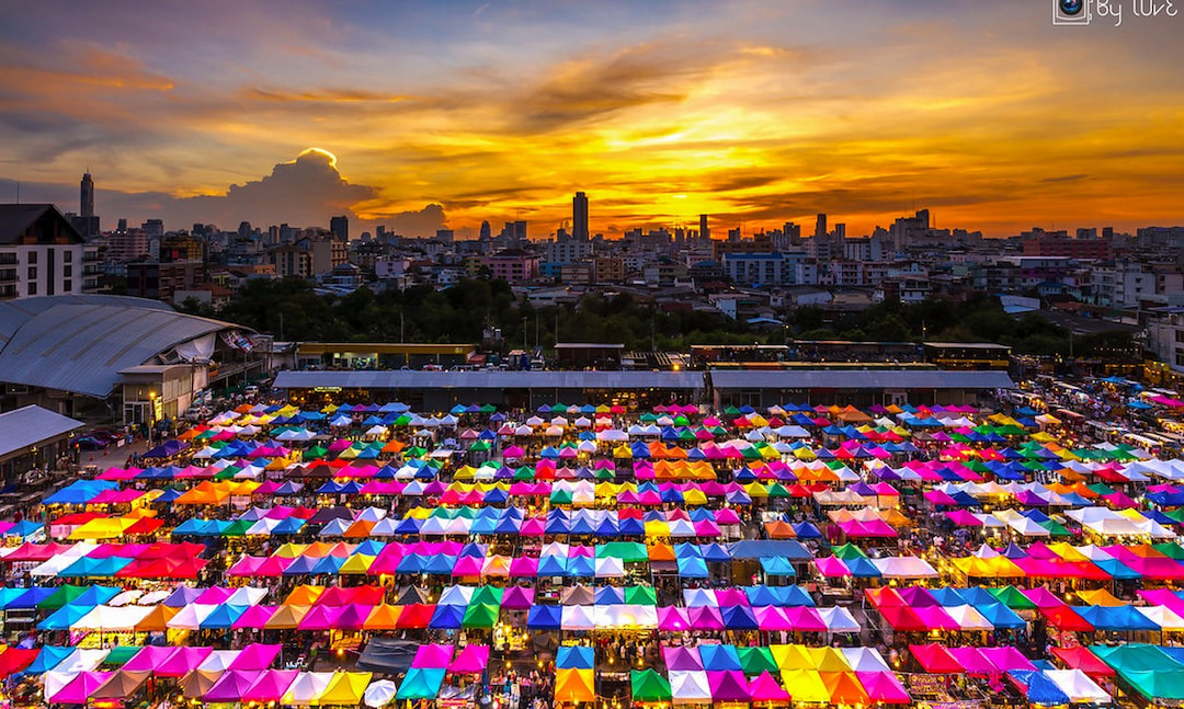 Explore a night market