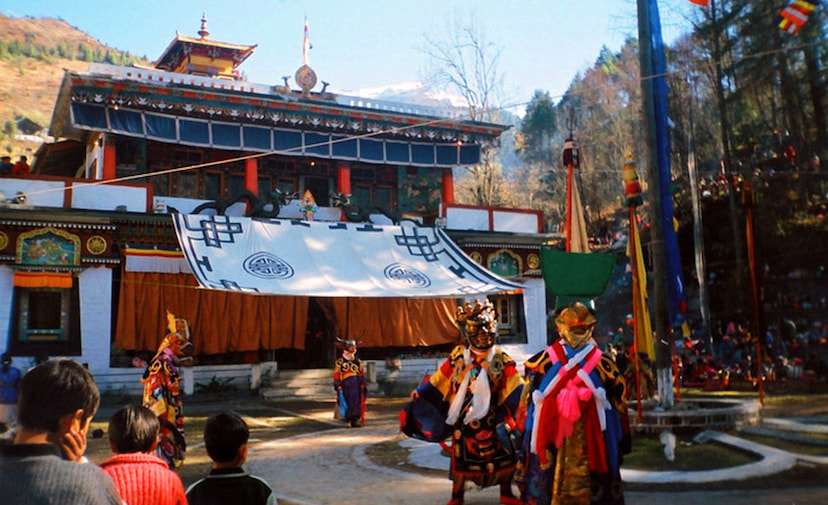 Mask Dance at Lachung monastery