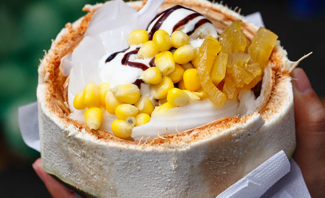 Try Coconut Ice Cream in Chatuchak