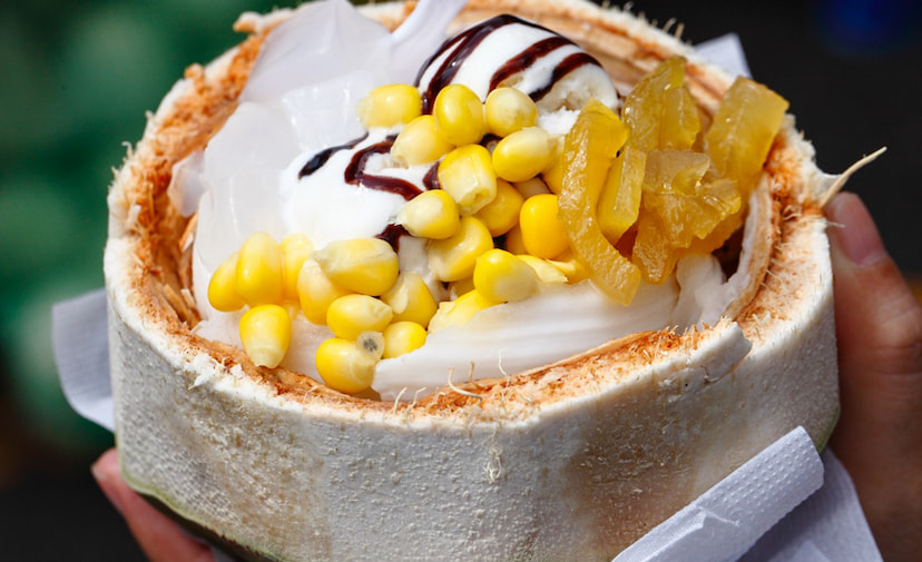 Try Coconut Ice Cream in Chatuchak