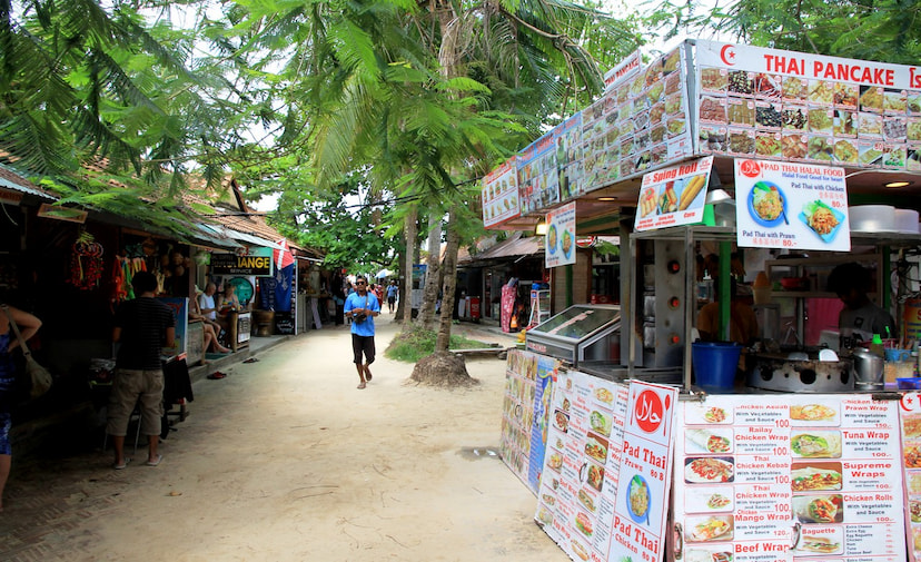 Visit the local noon markets for cheap and good food