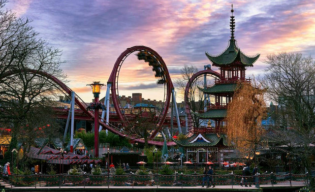 oldest rollercoaster at Tivolli Gar